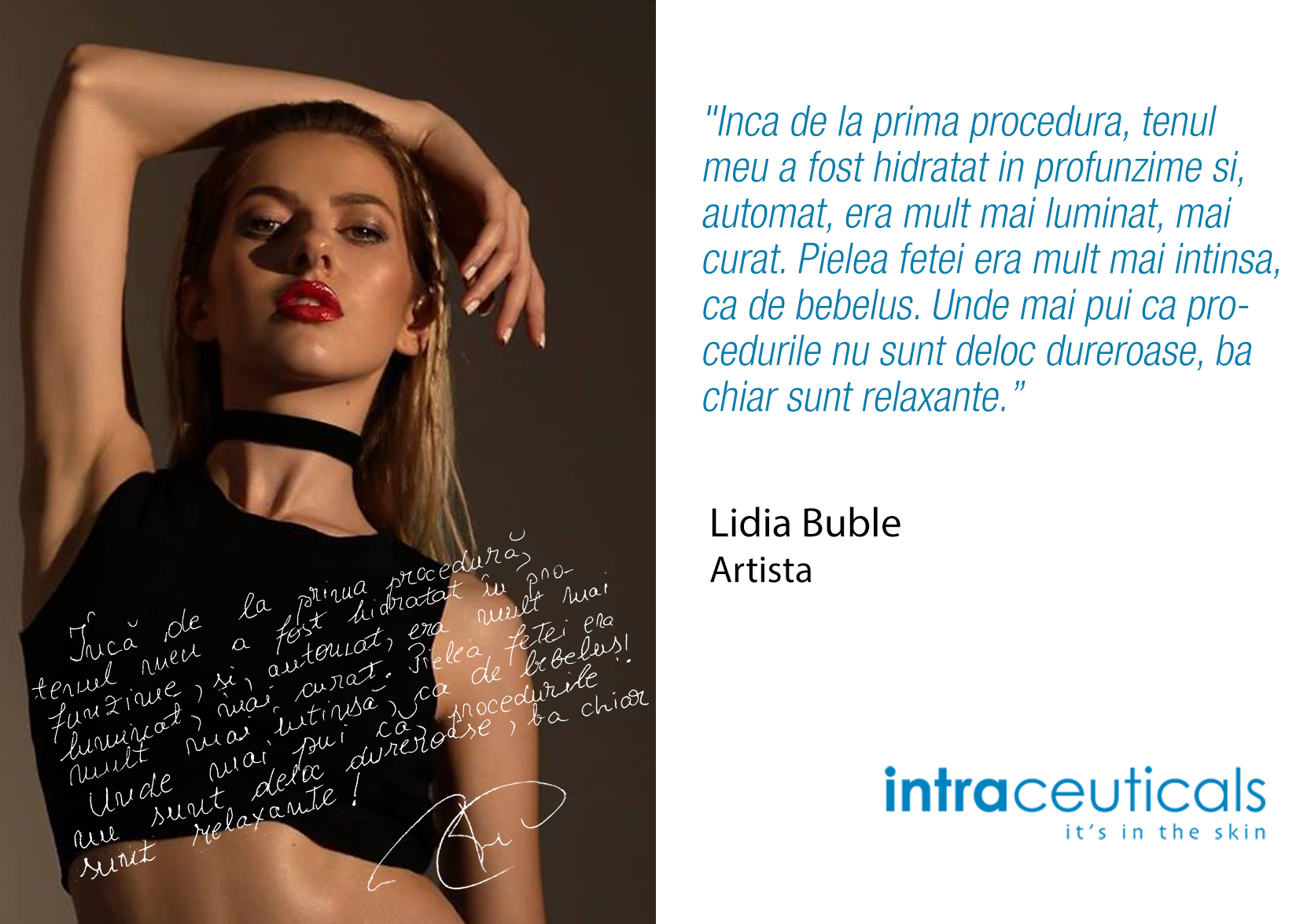 testimonial lidia buble